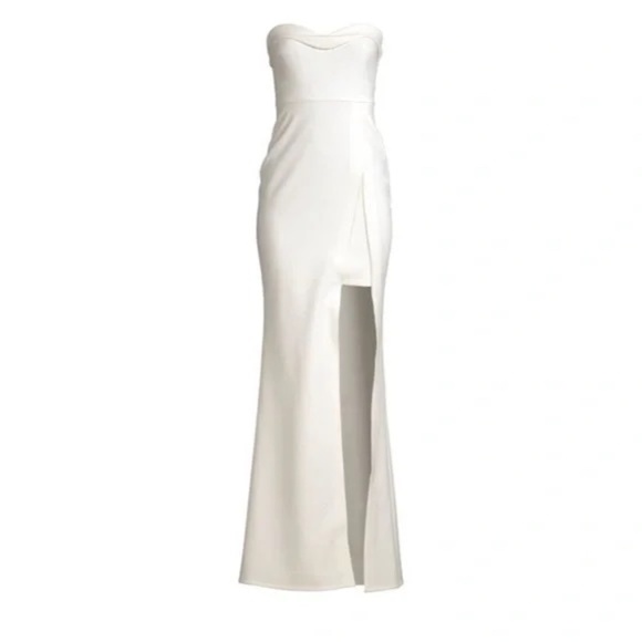 REVOLVE LIKELY White Strapless Ella Gown - Picture 3 of 7